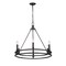 Z-Lite Dennison 6 Light Chandelier, Matte Black 4005-6MB - alternate 1